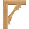 Ekena Millwork Merced Block Rough Sawn Bracket w/ Offset Brace, Western Red Cedar, 8"W x 30"D x 38"H BKT0806X30X38MRC05RWR - alternate 2